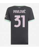 AC Milan Strahinja Pavlovic #31 Tredjedrakt Dame 2024-25 Korte ermer